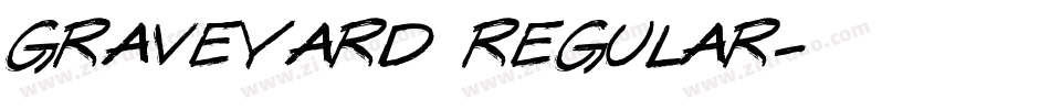 Graveyard Regular字体转换